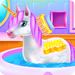 Logo of Cute Unicorn Caring and Dressup android Application 