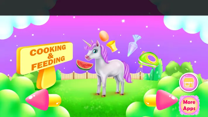 Cute Unicorn Caring and Dressup android App screenshot 6